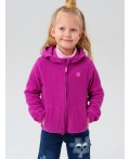 Куртка трикотажная для девочек малиновый