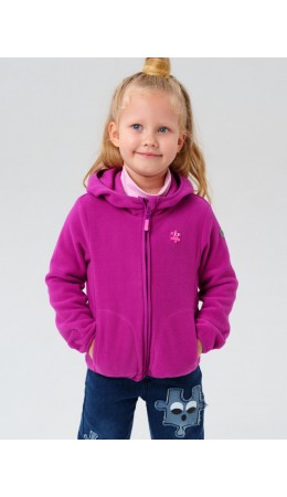 Куртка трикотажная для девочек малиновый