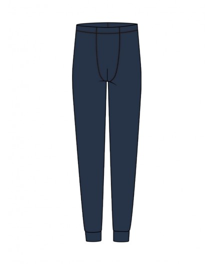 Кальсоны трикотажные для мальчиков тёмно-синий