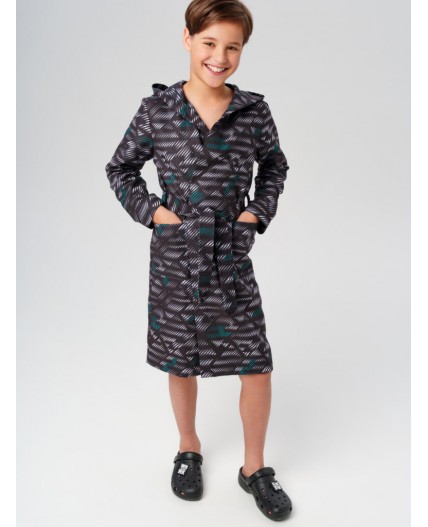 Халат трикотажный для мальчиков разноцветный