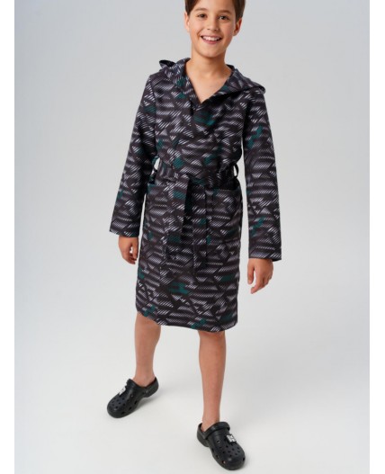 Халат трикотажный для мальчиков разноцветный