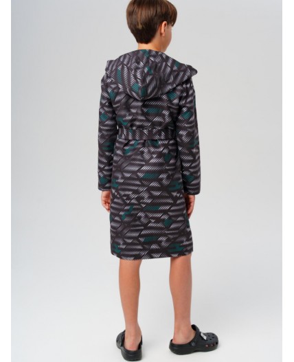 Халат трикотажный для мальчиков разноцветный