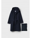 Халат трикотажный для мальчиков тёмно-синий