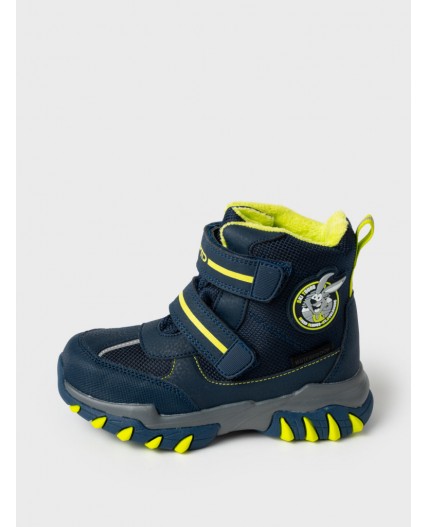 Ботинки для мальчиков тёмно-синий,зеленый