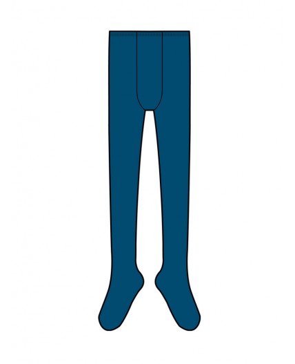 Колготки трикотажные махровые для мальчиков синий