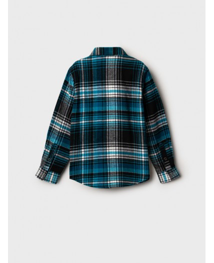 Рубашка текстильная для мальчиков разноцветный