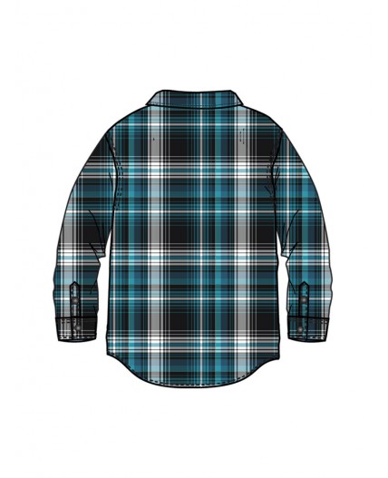 Рубашка текстильная для мальчиков разноцветный