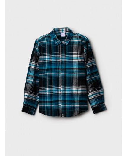 Рубашка текстильная для мальчиков разноцветный