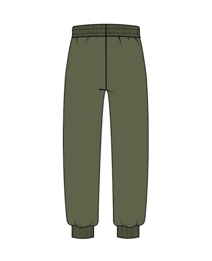 Брюки трикотажные для мальчиков хаки