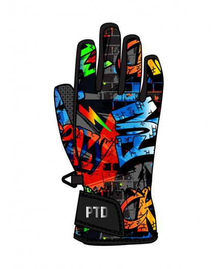 Перчатки текстильные для мальчиков черный