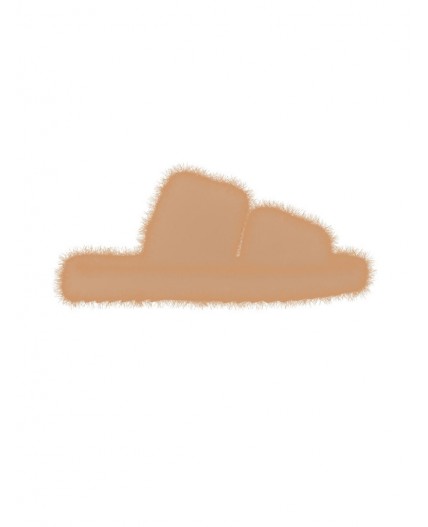 Тапочки женские бежевый