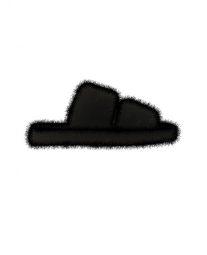 Тапочки женские черный