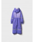 Комбинезон текстильный с полиуретановым покрытием для девочек фиолетовый неоновый,фиолетовый