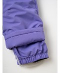 Комбинезон текстильный с полиуретановым покрытием для девочек фиолетовый неоновый,фиолетовый