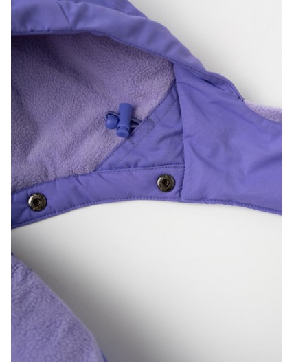 Комбинезон текстильный с полиуретановым покрытием для девочек фиолетовый неоновый,фиолетовый