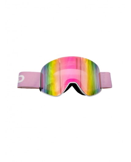 Маска горнолыжная для взрослых розовый