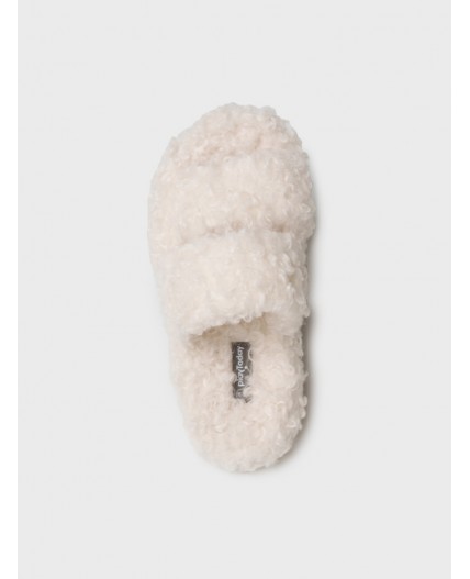 Тапочки для девочек белый