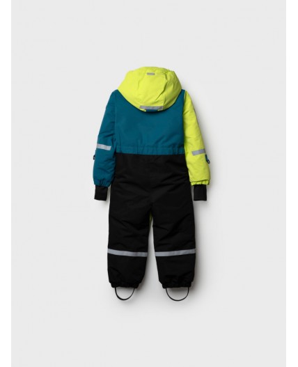 Комбинезон текстильный с полиуретановым покрытием для мальчиков черный,зеленый,бирюзовый