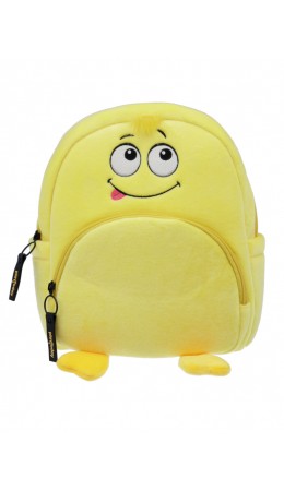 Рюкзак текстильный для девочек жёлтый,оранжевый