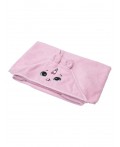Полотенце детское текстильное для девочек розовый