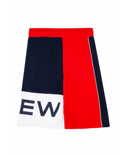 Шорты трикотажные для мужчин тёмно-синий,красный,белый