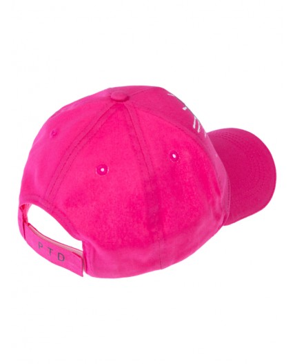 Кепка текстильная для девочек фуксия