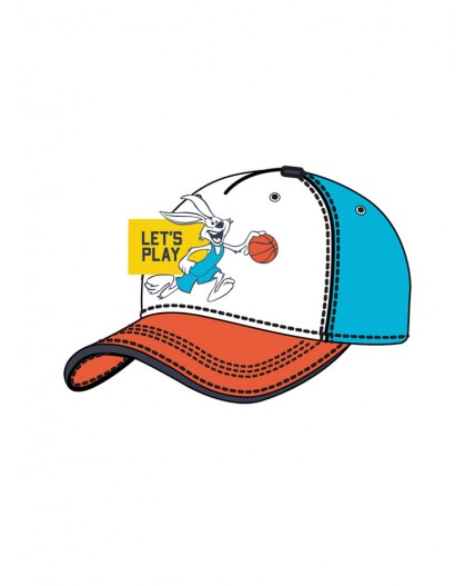 Кепка текстильная для мальчиков белый,оранжевый,голубой