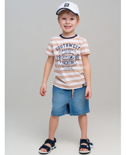 Кепка текстильная для мальчиков белый