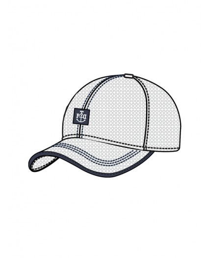 Кепка текстильная для мальчиков белый