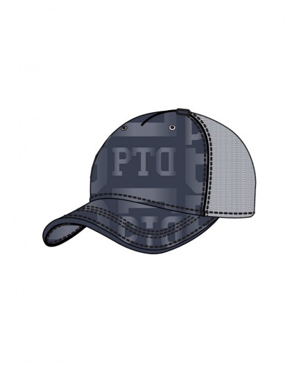 Кепка текстильная для мальчиков тёмно-синий