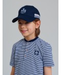 Кепка текстильная для мальчиков тёмно-синий