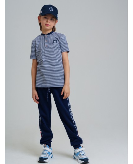 Кепка текстильная для мальчиков тёмно-синий