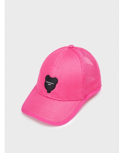 Кепка текстильная для девочек фуксия