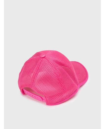 Кепка текстильная для девочек фуксия
