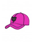 Кепка текстильная для девочек фуксия