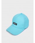 Кепка текстильная для девочек голубой