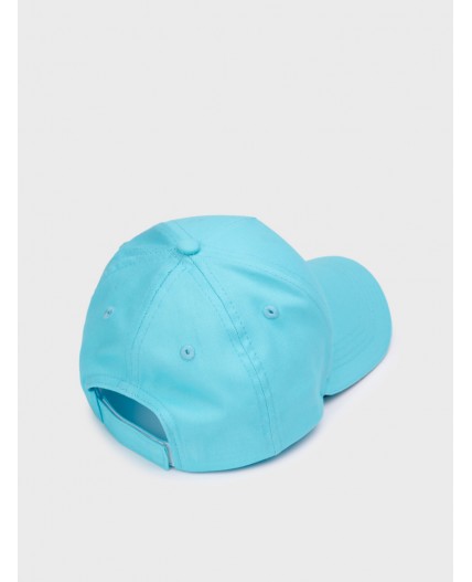 Кепка текстильная для девочек голубой