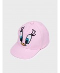 Кепка детская текстильная для девочек светло-розовый