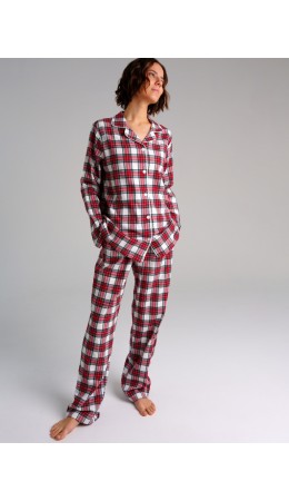 Пижама текстильная для женщин разноцветный