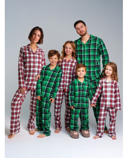 Пижама текстильная для женщин разноцветный