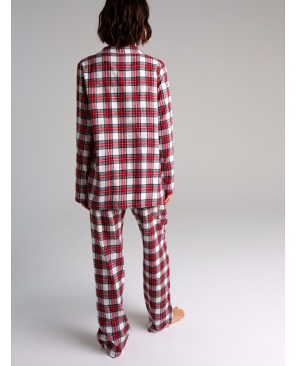 Пижама текстильная для женщин разноцветный