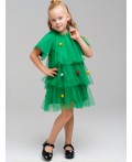 Платье трикотажное для девочек зеленый