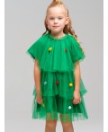 Платье трикотажное для девочек зеленый
