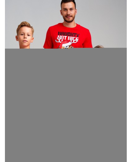 Комплект для мальчиков: фуфайка (футболка) трикотажная, шорты текстильные красный,черный,белый