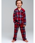 Пижама текстильная для мальчиков разноцветный