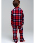 Пижама текстильная для мальчиков разноцветный
