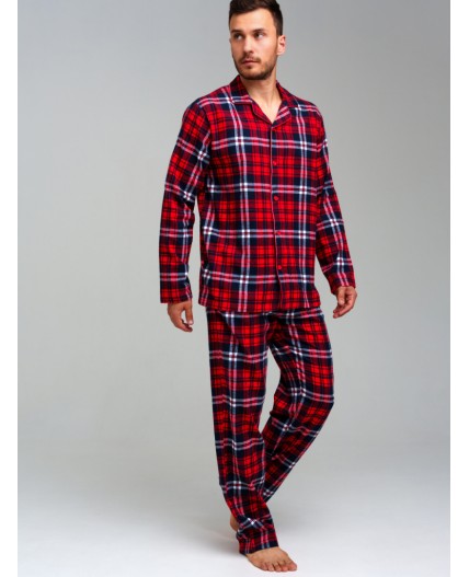 Пижама текстильная для мужчин разноцветный