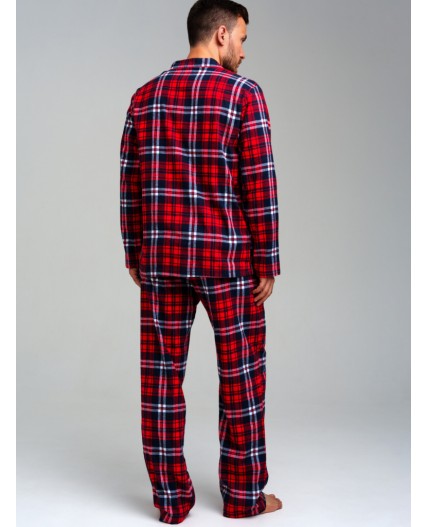 Пижама текстильная для мужчин разноцветный