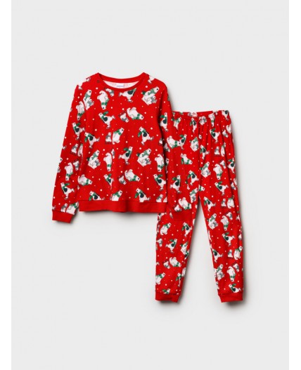 Пижама трикотажная для женщин красный
