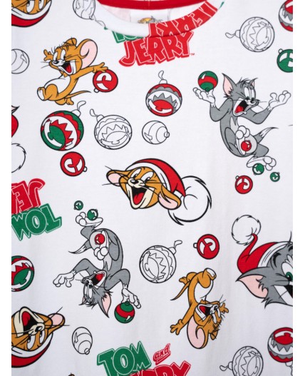 Сорочка ночная трикотажная для девочек разноцветный